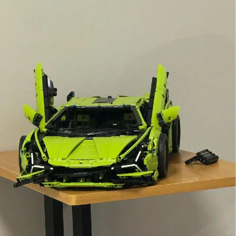 3696Pcs Super Car Blocks Set Lambo Bricks Sports Car Model Kids Adults Party Supplies Birthday Christmas Gifts Compatible 42115