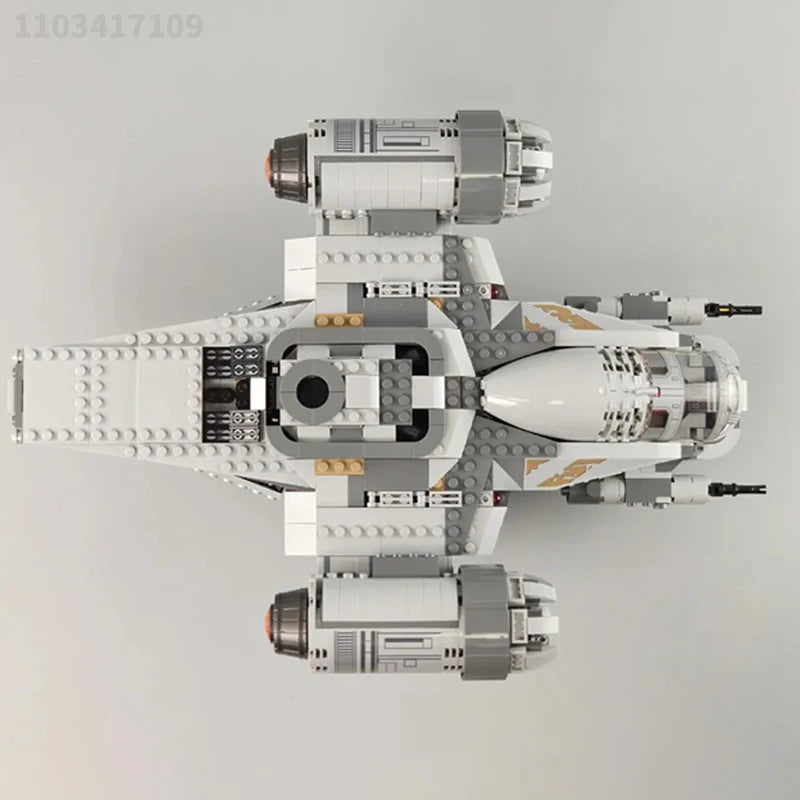 Décennie S De Construction Exclusifs Razored Crest Pour Enfants, Briques, Jouets Étoiles, Cadeaux De Noël, 1023 Pièces, 75292